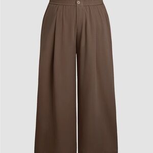 Cider Chocolate Wide-Leg Pants